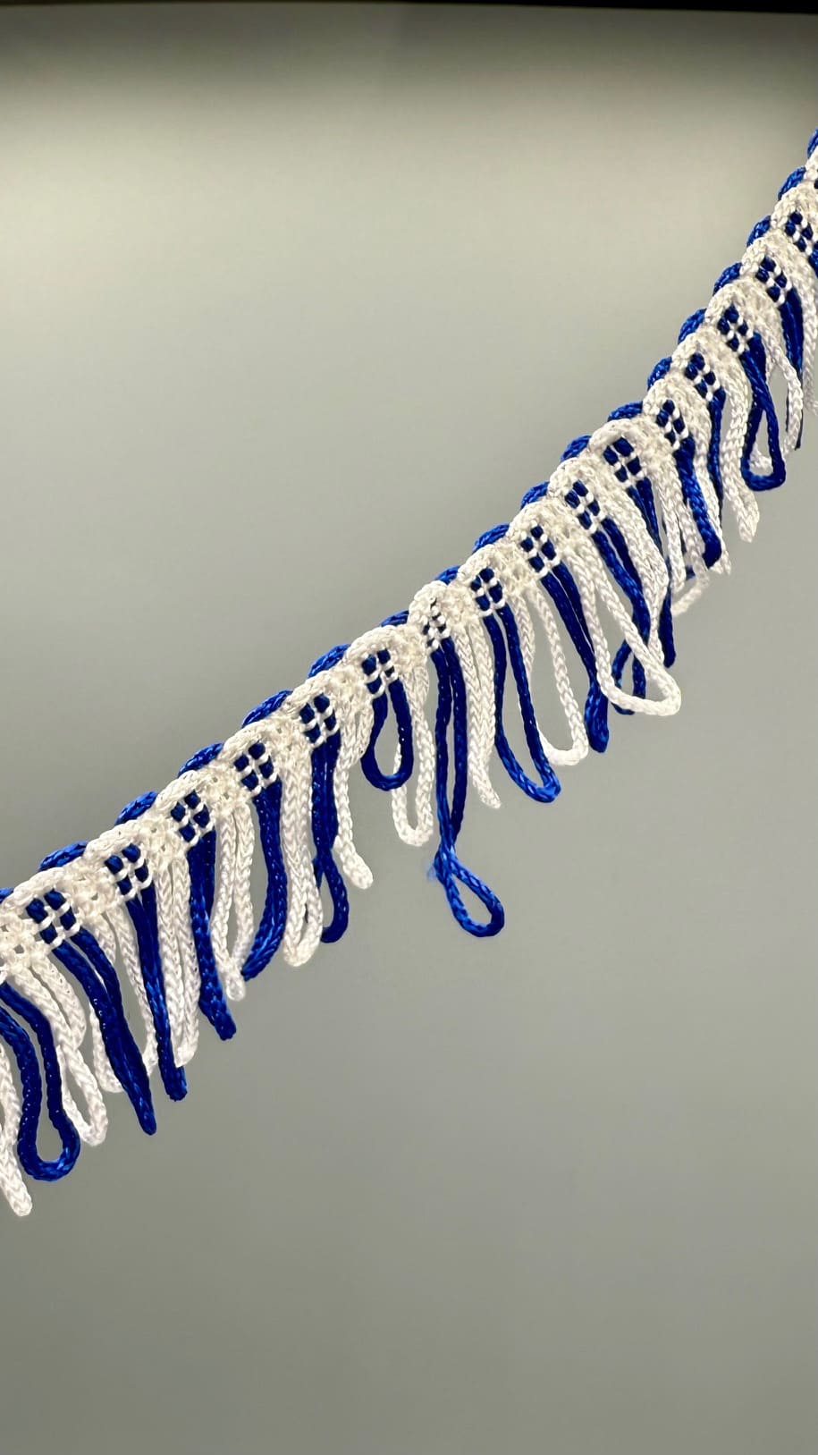 Fransen blau weiss