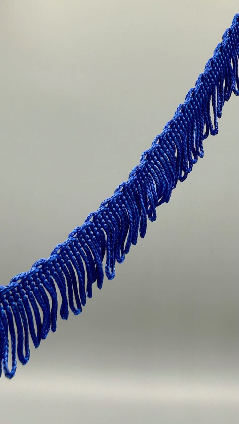 Fransen uni royal blau